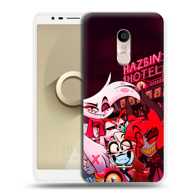 Силиконовый чехол на Alcatel 3C с принтом Hazbin Hotel Отель Хазбин Силиконовый чехол на Alcatel 3C с принтом Hazbin Hotel Отель Хазбин