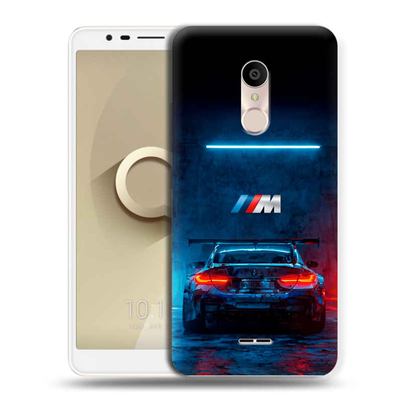 Силиконовый чехол на Alcatel 3C с принтом BMW БМВ Силиконовый чехол на Alcatel 3C с принтом BMW БМВ