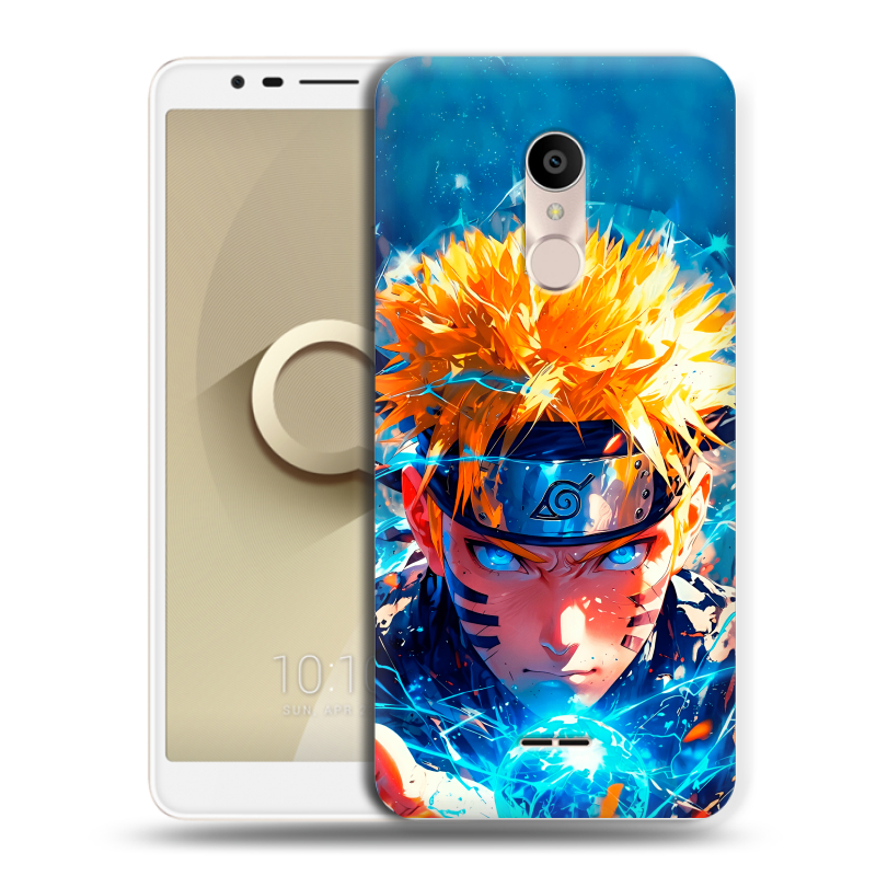 Силиконовый чехол на Alcatel 3C с принтом Аниме Наруто Naruto Силиконовый чехол на Alcatel 3C с принтом Аниме Наруто Naruto