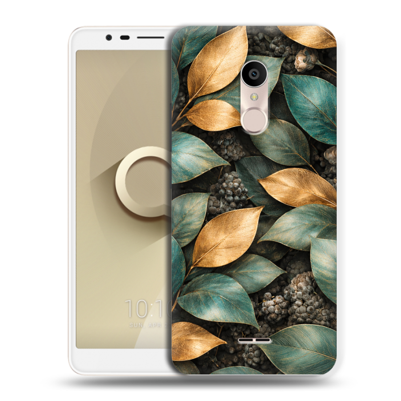 Силиконовый чехол на Alcatel 3C с принтом женский Силиконовый чехол на Alcatel 3C с принтом женский