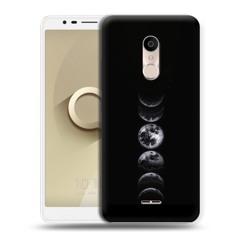 Силиконовый чехол на Alcatel 3C с принтом женский Силиконовый чехол на Alcatel 3C с принтом женский