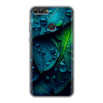 Силиконовый чехол на Huawei P Smart с принтом Листья Силиконовый чехол на Huawei P Smart с принтом Листья