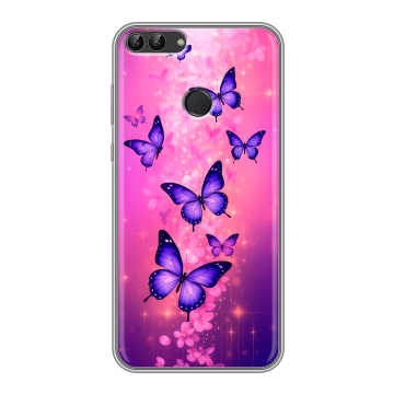 Силиконовый чехол на Huawei P Smart с принтом Бабочки