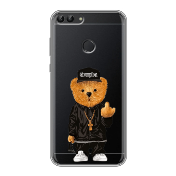 Силиконовый чехол на Huawei P Smart с принтом Мишка Силиконовый чехол на Huawei P Smart с принтом Мишка