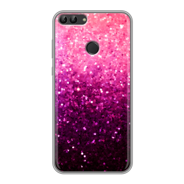 Силиконовый чехол на Huawei P Smart с принтом Блестки