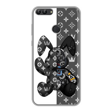 Силиконовый чехол на Huawei P Smart с принтом Луи робот