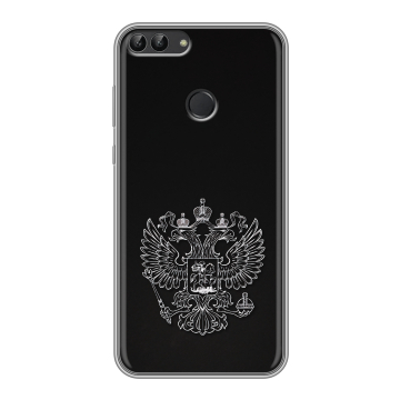 Силиконовый чехол на Huawei P Smart с принтом Герб России Силиконовый чехол на Huawei P Smart с принтом Герб России