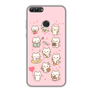 Силиконовый чехол на Huawei P Smart с принтом Hello Kitty Хелоу Кити Силиконовый чехол на Huawei P Smart с принтом Hello Kitty Хелоу Кити