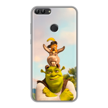 Силиконовый чехол на Huawei P Smart с принтом Шрек Shrek