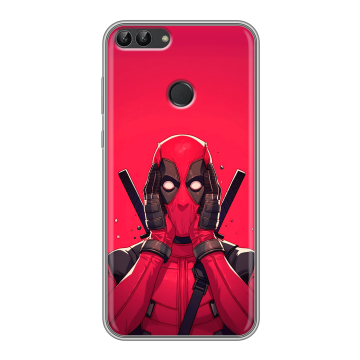 Силиконовый чехол на Huawei P Smart с принтом Дедпул Deadpool Силиконовый чехол на Huawei P Smart с принтом Дедпул Deadpool