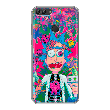 Силиконовый чехол на Huawei P Smart с принтом Рик и Морти Rick Morty Силиконовый чехол на Huawei P Smart с принтом Рик и Морти Rick Morty