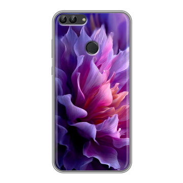 Силиконовый чехол на Huawei P Smart с принтом женский цветы