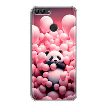 Силиконовый чехол на Huawei P Smart с принтом Панда Силиконовый чехол на Huawei P Smart с принтом Панда