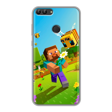 Силиконовый чехол на Huawei P Smart с принтом Майнкрафт Minecraft Силиконовый чехол на Huawei P Smart с принтом Майнкрафт Minecraft