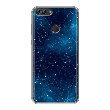 Силиконовый чехол на Huawei P Smart с принтом Космос звезды