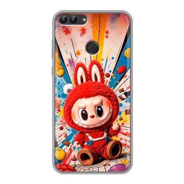 Силиконовый чехол на Huawei P Smart с принтом Labubu Лабубу