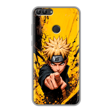 Силиконовый чехол на Huawei P Smart с принтом Naruto Наруто