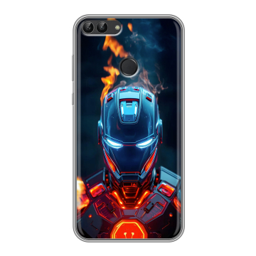 Силиконовый чехол на Huawei P Smart с принтом IronMan Железный человек Силиконовый чехол на Huawei P Smart с принтом IronMan Железный человек