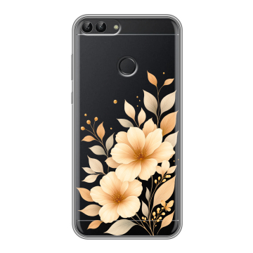 Силиконовый чехол на Huawei P Smart с принтом для девушки