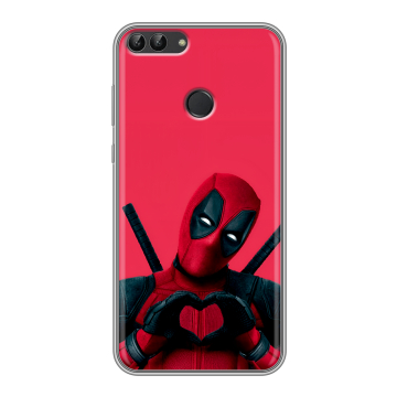Силиконовый чехол на Huawei P Smart с принтом Дедпул Deadpool Силиконовый чехол на Huawei P Smart с принтом Дедпул Deadpool