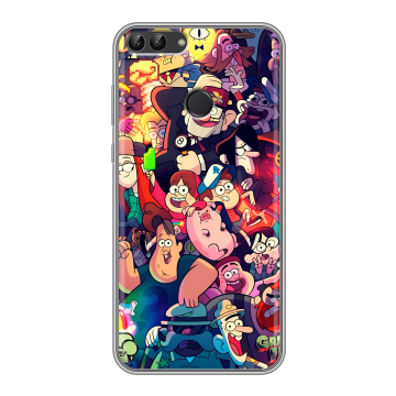 Силиконовый чехол на Huawei P Smart с принтом Gravity Falls Гравити Фолз Силиконовый чехол на Huawei P Smart с принтом Gravity Falls Гравити Фолз