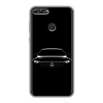 Силиконовый чехол на Huawei P Smart с принтом Mercedes Мерседес