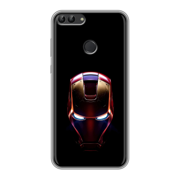 Силиконовый чехол на Huawei P Smart с принтом IronMan Железный человек