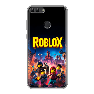 Силиконовый чехол на Huawei P Smart с принтом Roblox Роблокс Силиконовый чехол на Huawei P Smart с принтом Roblox Роблокс