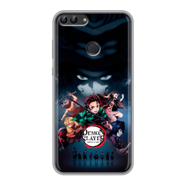 Силиконовый чехол на Huawei P Smart с принтом Demon Slayer Клинок рассекающий демонов Силиконовый чехол на Huawei P Smart с принтом Demon Slayer Клинок рассекающий демонов