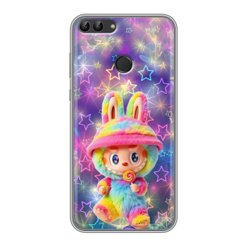 Силиконовый чехол на Huawei P Smart с принтом Labubu Лабубу