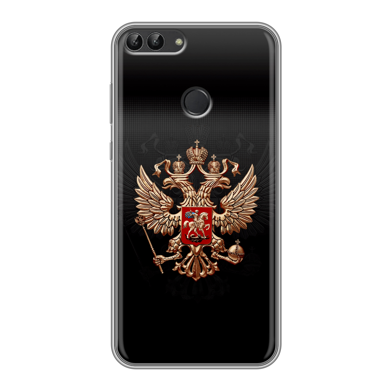 Пластиковый чехол на Huawei P Smart с принтом Герб России Пластиковый чехол на Huawei P Smart с принтом Герб России