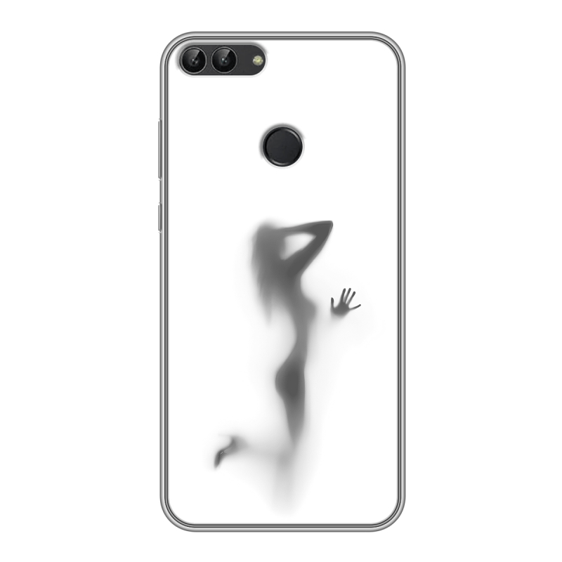 Силиконовый чехол на Huawei P Smart с принтом Силуэт Силиконовый чехол на Huawei P Smart с принтом Силуэт