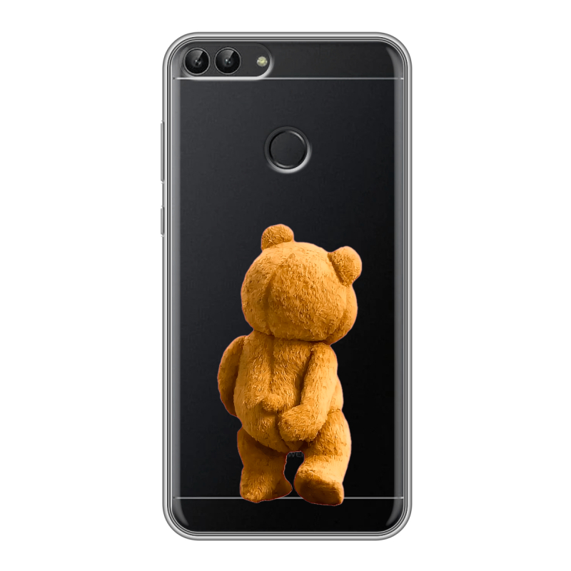 Пластиковый чехол на Huawei P Smart с принтом Медведь Пластиковый чехол на Huawei P Smart с принтом Медведь