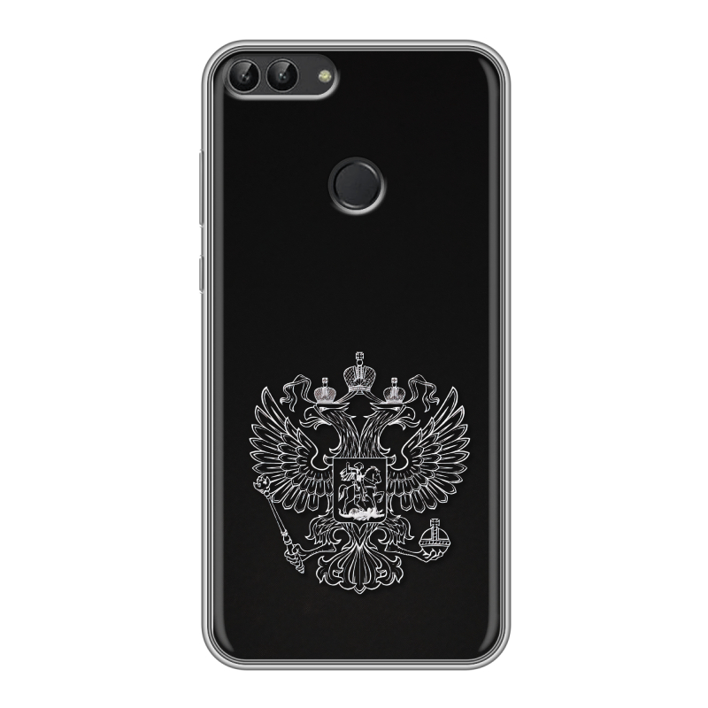 Пластиковый чехол на Huawei P Smart с принтом Герб России Пластиковый чехол на Huawei P Smart с принтом Герб России