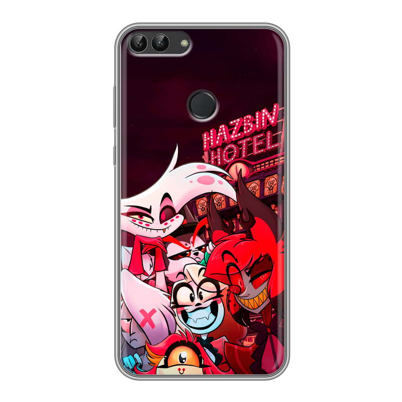 Силиконовый чехол на Huawei P Smart с принтом Hazbin Hotel Отель Хазбин Силиконовый чехол на Huawei P Smart с принтом Hazbin Hotel Отель Хазбин