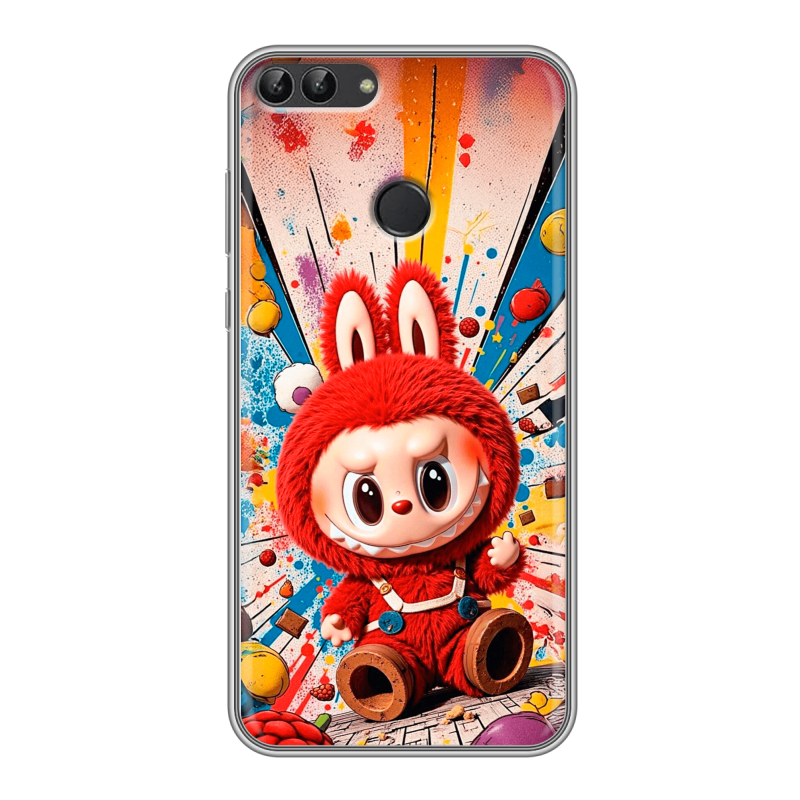 Силиконовый чехол на Huawei P Smart с принтом Labubu Лабубу Силиконовый чехол на Huawei P Smart с принтом Labubu Лабубу