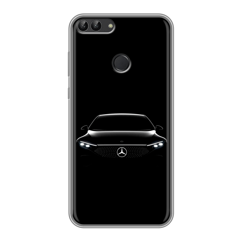 Силиконовый чехол на Huawei P Smart с принтом Mercedes Мерседес Силиконовый чехол на Huawei P Smart с принтом Mercedes Мерседес