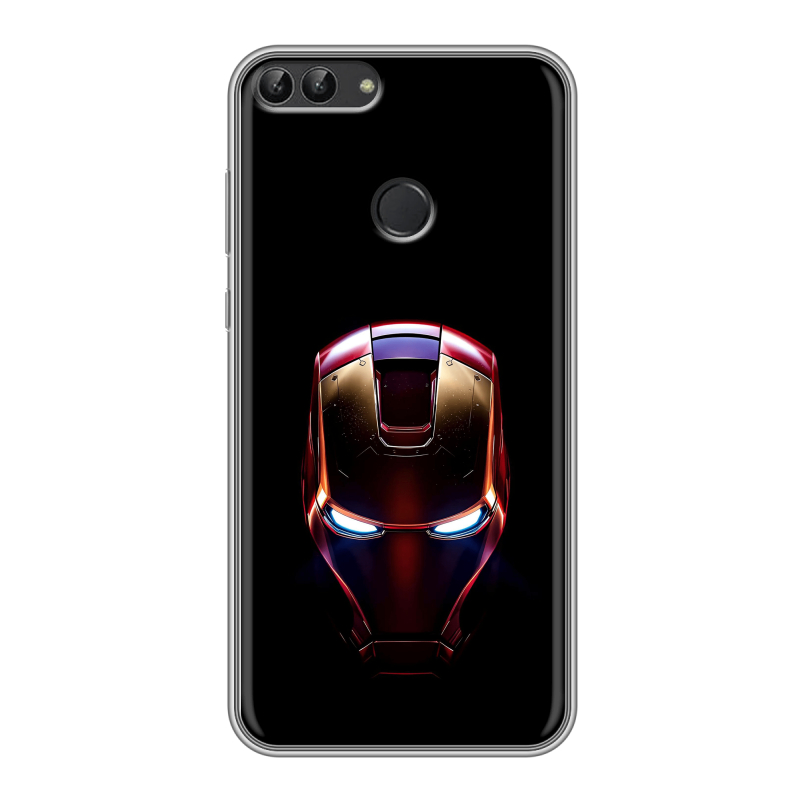 Пластиковый чехол на Huawei P Smart с принтом IronMan Железный человек Пластиковый чехол на Huawei P Smart с принтом IronMan Железный человек