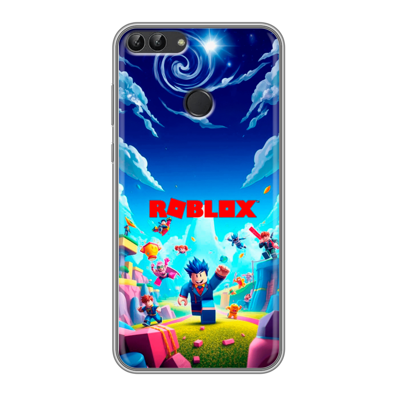 Пластиковый чехол на Huawei P Smart с принтом Roblox Роблокс Пластиковый чехол на Huawei P Smart с принтом Roblox Роблокс