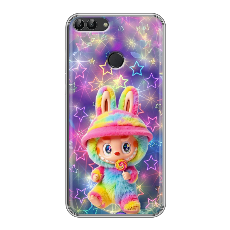 Силиконовый чехол на Huawei P Smart с принтом Labubu Лабубу Силиконовый чехол на Huawei P Smart с принтом Labubu Лабубу