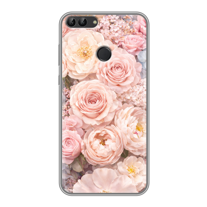 Силиконовый чехол на Huawei P Smart с принтом женский Силиконовый чехол на Huawei P Smart с принтом женский