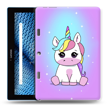 Силиконовый чехол на планшета Lenovo Tab 10 TB-X103F с принтом Единорог Силиконовый чехол на планшета Lenovo Tab 10 TB-X103F с принтом Единорог