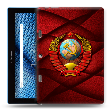 Силиконовый чехол на планшета Lenovo Tab 10 TB-X103F с принтом Герб СССР Силиконовый чехол на планшета Lenovo Tab 10 TB-X103F с принтом Герб СССР