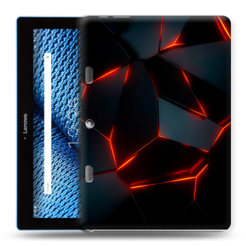 Силиконовый чехол на планшета Lenovo Tab 10 TB-X103F с принтом Яркие абстракции Силиконовый чехол на планшета Lenovo Tab 10 TB-X103F с принтом Яркие абстракции