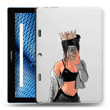 Силиконовый чехол на планшета Lenovo Tab 10 TB-X103F с принтом Женские принты Силиконовый чехол на планшета Lenovo Tab 10 TB-X103F с принтом Женские принты