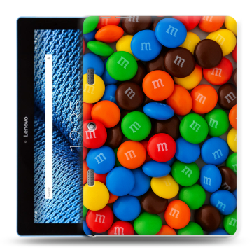 Силиконовый чехол на планшета Lenovo Tab 10 TB-X103F с принтом Конфеты Силиконовый чехол на планшета Lenovo Tab 10 TB-X103F с принтом Конфеты