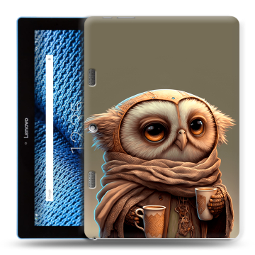 Силиконовый чехол на планшета Lenovo Tab 10 TB-X103F с принтом Сова Силиконовый чехол на планшета Lenovo Tab 10 TB-X103F с принтом Сова