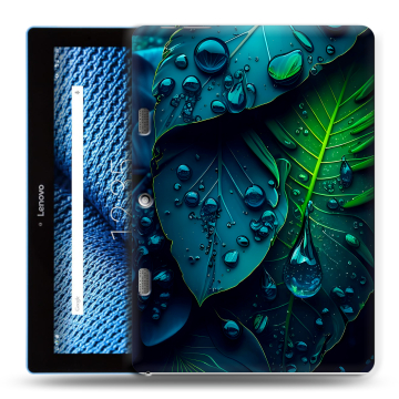 Силиконовый чехол на планшета Lenovo Tab 10 TB-X103F с принтом Листья Силиконовый чехол на планшета Lenovo Tab 10 TB-X103F с принтом Листья