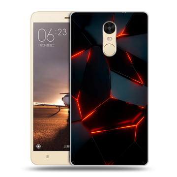 Силиконовый противоударный чехол на Xiaomi RedMi Note 4X с принтом Яркие абстракции Силиконовый противоударный чехол на Xiaomi RedMi Note 4X с принтом Яркие абстракции