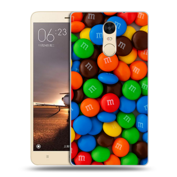 Силиконовый противоударный чехол на Xiaomi RedMi Note 4X с принтом Конфеты Силиконовый противоударный чехол на Xiaomi RedMi Note 4X с принтом Конфеты